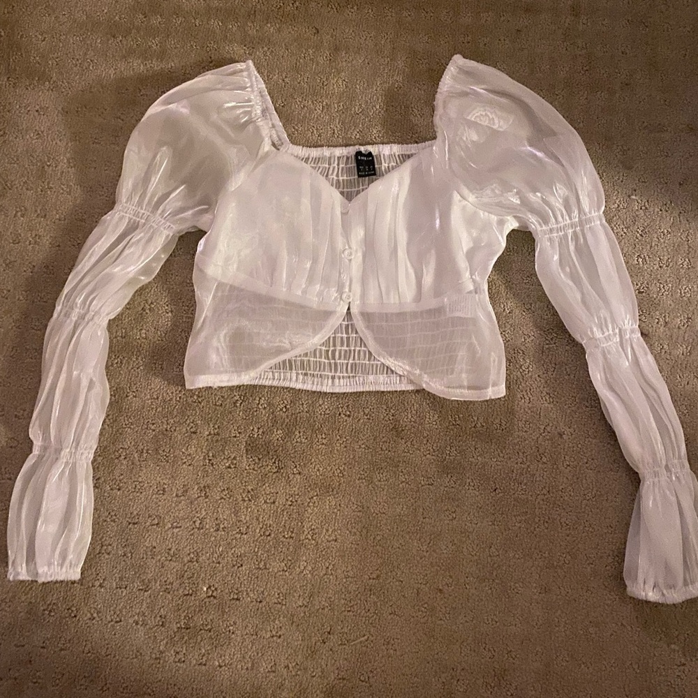 White Crop Top